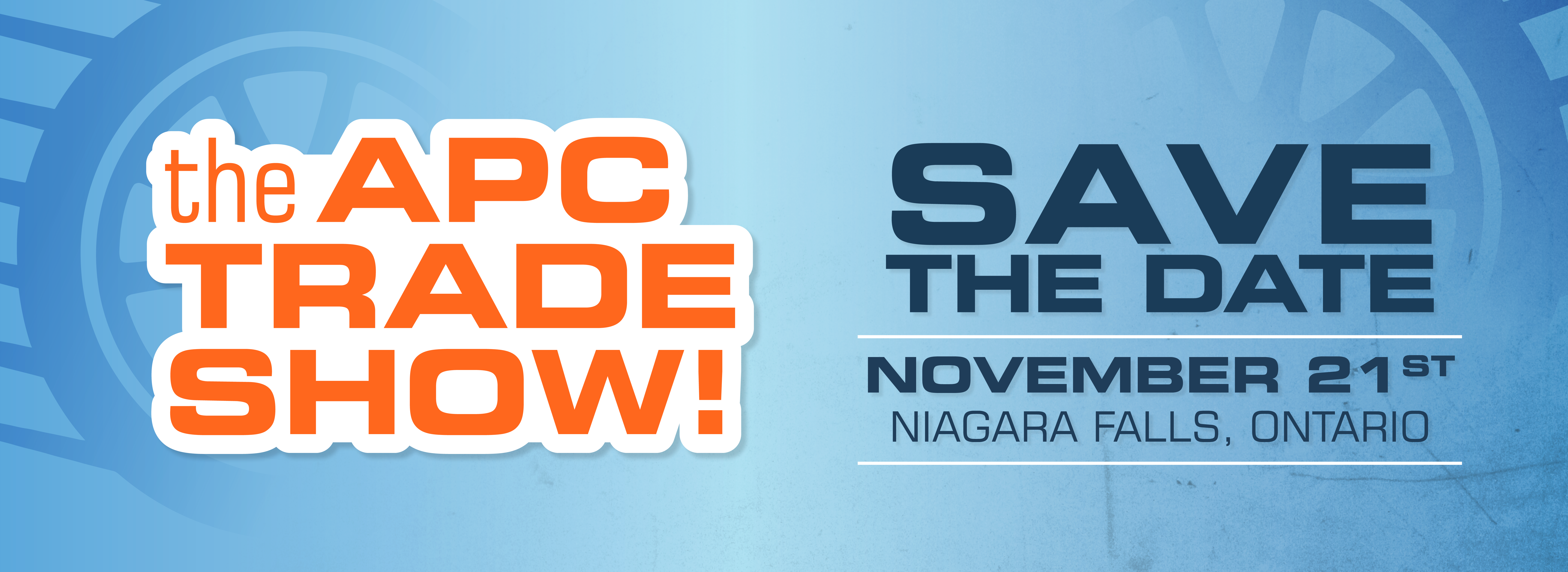 Save the Date Trade Show